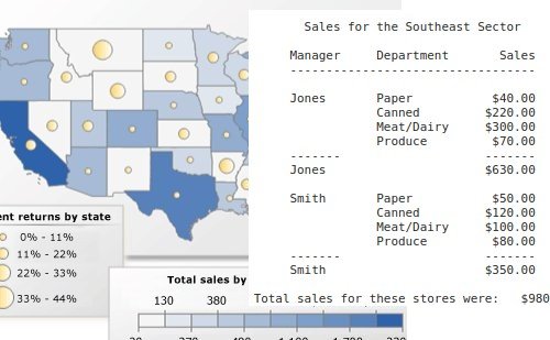 Try to create reports using the top numbers