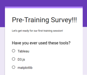 Pre-Training Survey Idea