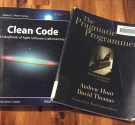 Clean Code and The Pragmatic Programmer Book Covers